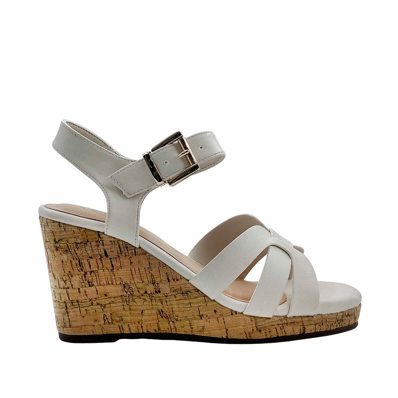 Sandalias Katherin para mujer color hueso
