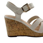 Sandalias Katherin para mujer color hueso