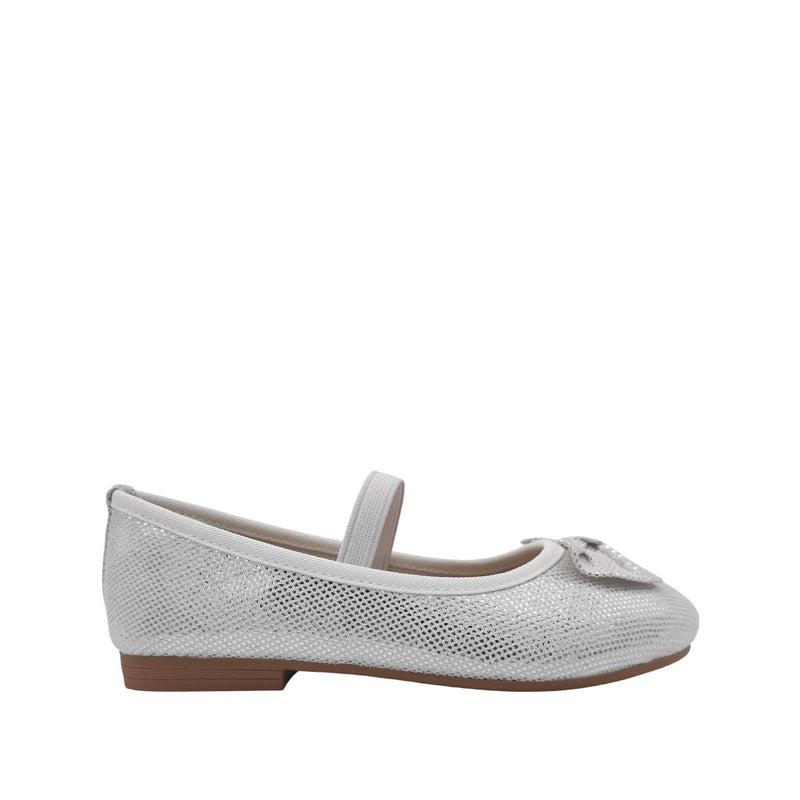 Ballerinas Delmy para infante color plateado