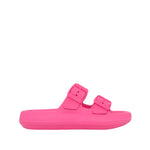 Sandalias Flats Elsa para niña color fucsia
