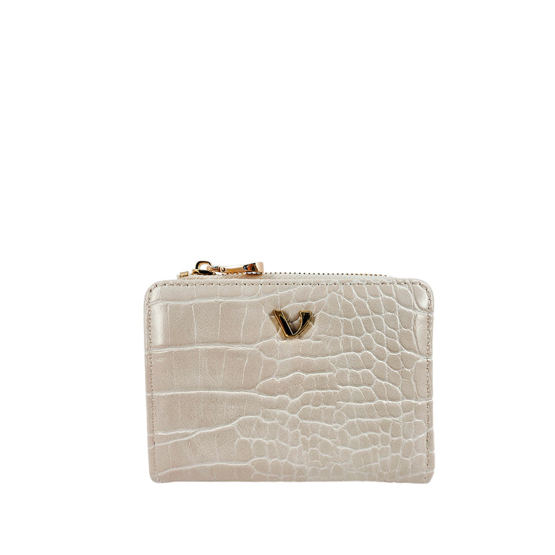 Billetera Lory para mujer color hueso
