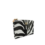 Billetera Lory para mujer color negro y blanco