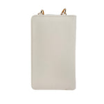 Billetera Kelly para mujer color hueso