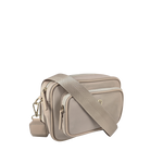 Cartera crossbody Adelie para mujer color beige