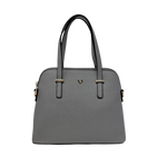 Cartera Satchel Paola para mujer color gris