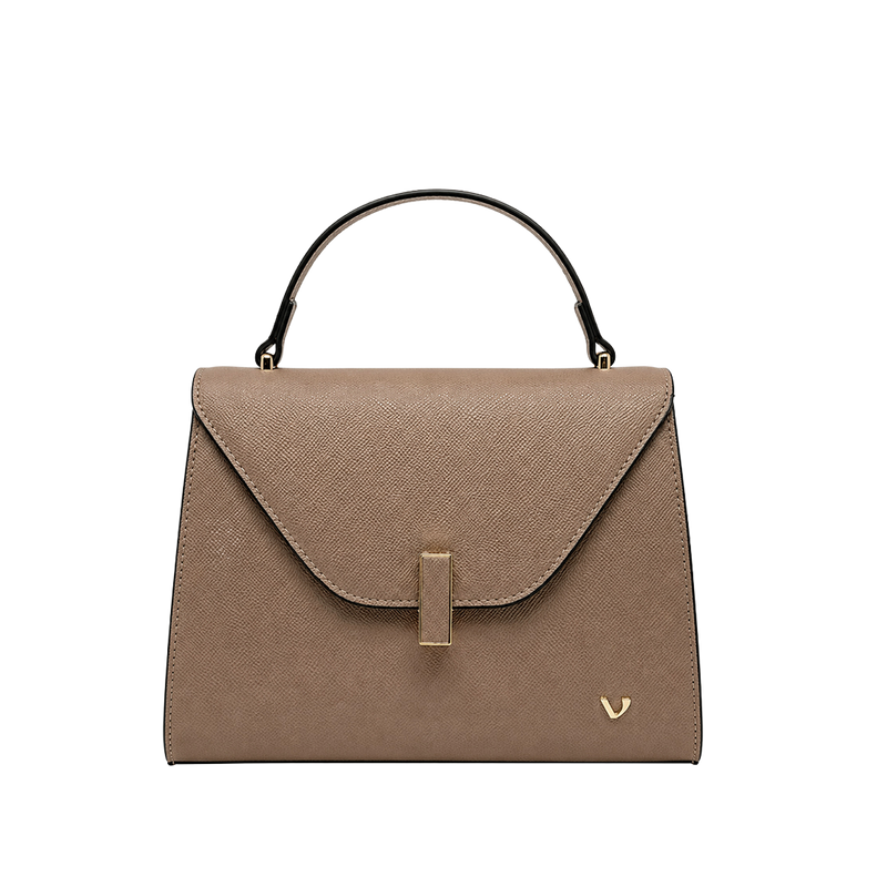 Cartera satchel Lilianne para mujer color taupe
