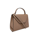 Cartera satchel Lilianne para mujer color taupe