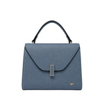 Cartera satchel Lilianne para mujer color celeste