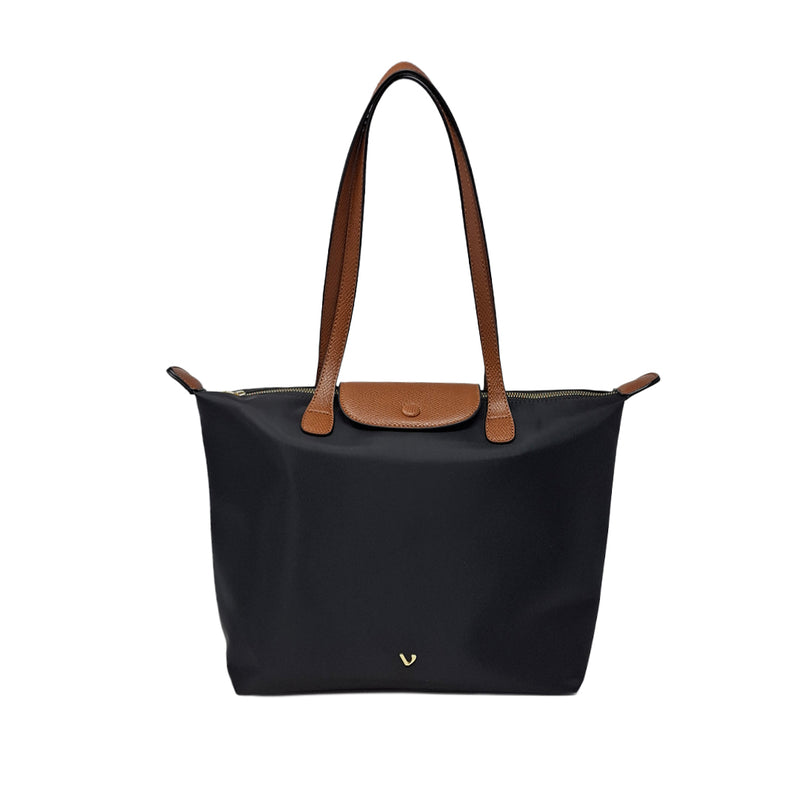 Cartera Tote Fabi para mujer color negro