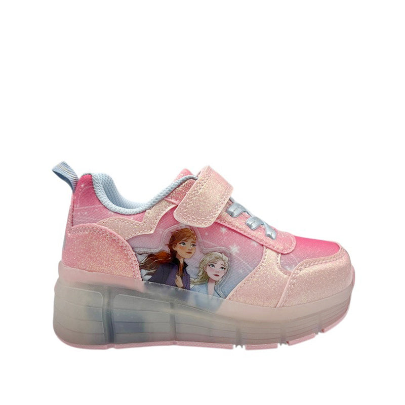 Tennis Frozen para niña color rosado