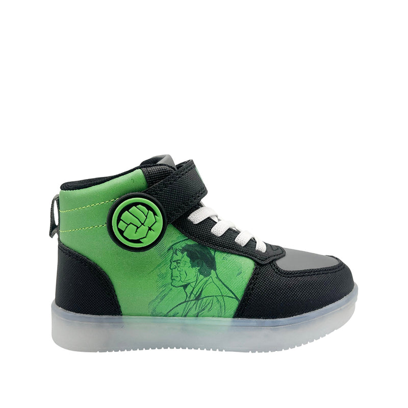 Botas Hulk para niño color verde