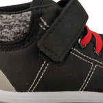 Canvas Rony para infante color negro