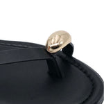 Sandalias flats Pina para mujer color negro