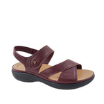 Sandalias Rosalia para mujer color vino