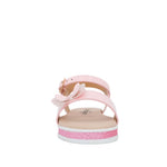Sandalias flats Dilia para infante color rosado
