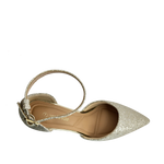 Tacones Lindsay para mujer color dorado