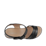 Sandalias de cuña Julieta para mujer color negro
