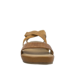 Sandalias de cuña Carmen para mujer color tan