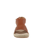 Sandalias de cuña Bianca para mujer color tan