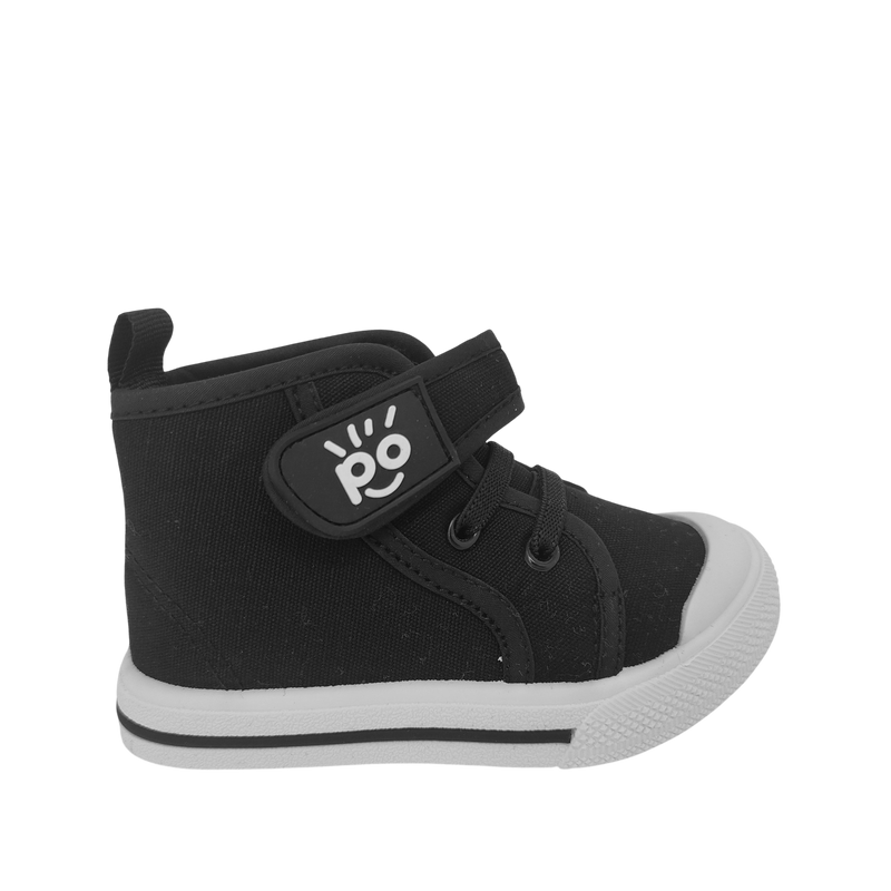 Canvas Douglas para infante color negro