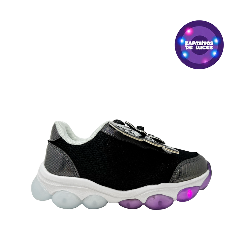 Tennis Frosty para infante color negro