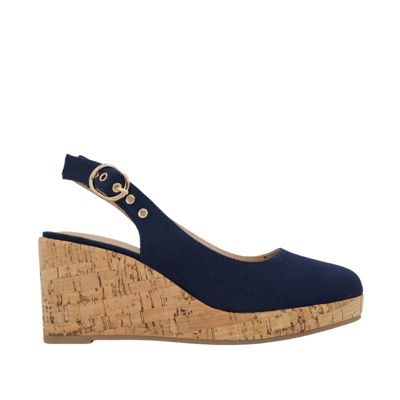 Cuñas Martha para mujer color navy