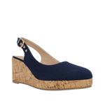 Cuñas Martha para mujer color navy