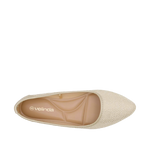 Ballerinas Zafira para mujer color dorado