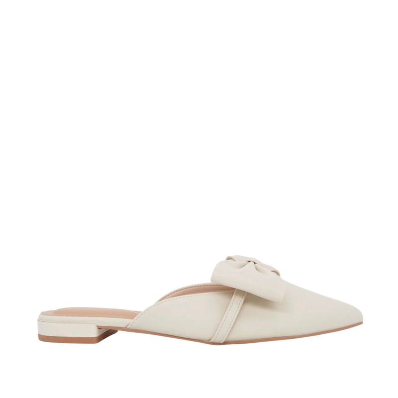 Mules Solene para mujer color hueso