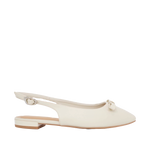 Ballerinas slingback Renata para mujer color hueso