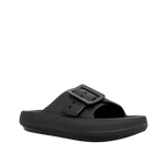 Sandalias flats Brisa para mujer color negro