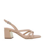 Sandalias de tacón Kiara para mujer color taupe