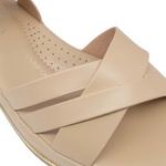 Sandalias de cuña Ines para mujer color taupe