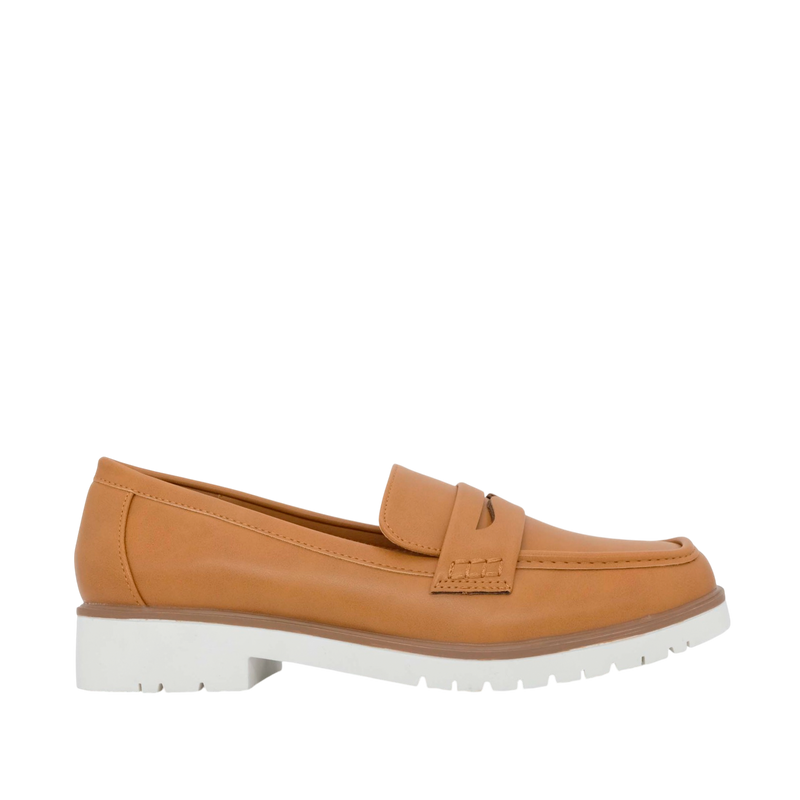 Mocasines Camila para mujer color camel