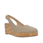Cuñas Martha para mujer color nude
