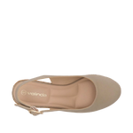 Cuñas Martha para mujer color nude