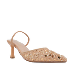 Tacones Gina para mujer color taupe