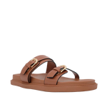 Sandalias flats Soho para mujer color tan