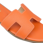 Sandalias flats Lucia para mujer color anaranjado