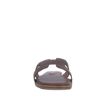 Sandalias flats Lucia para mujer color café