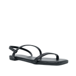 Sandalias flats Kristel para mujer color negro