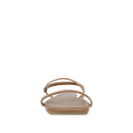 Sandalias flats Kristel para mujer color café