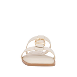 Sandalias flats Ipa para mujer color hueso