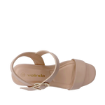 Sandalias de plataforma Maia para mujer color nude