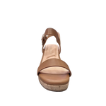 Sandalias de plataforma Maia para mujer color camel