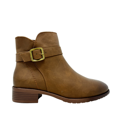 Botas Vania para mujer color tan