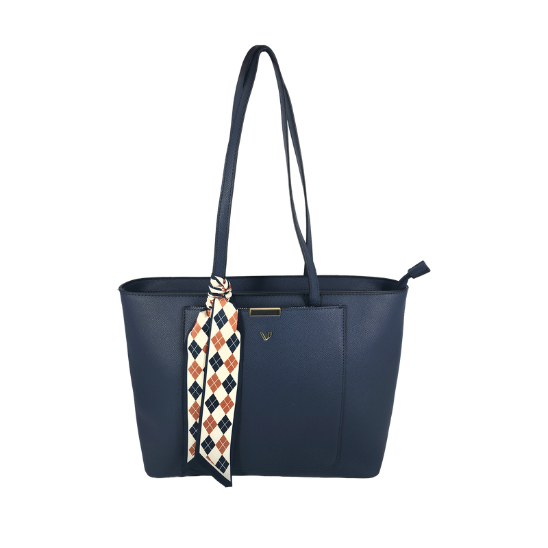 Cartera tote Kalany para mujer color navy