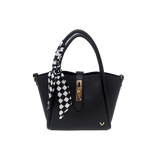 Cartera satchel Cammie para mujer color negro