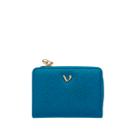 Billetera Mila para mujer color celeste