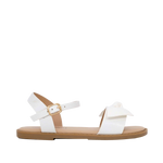 Sandalias flats Tammy para niña color blanco